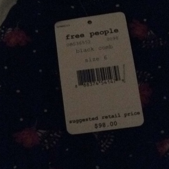 NWT Free People Tegan Floral Dress - Picture 7 of 7